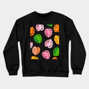 Monstera-leaves Crewneck Sweatshirt